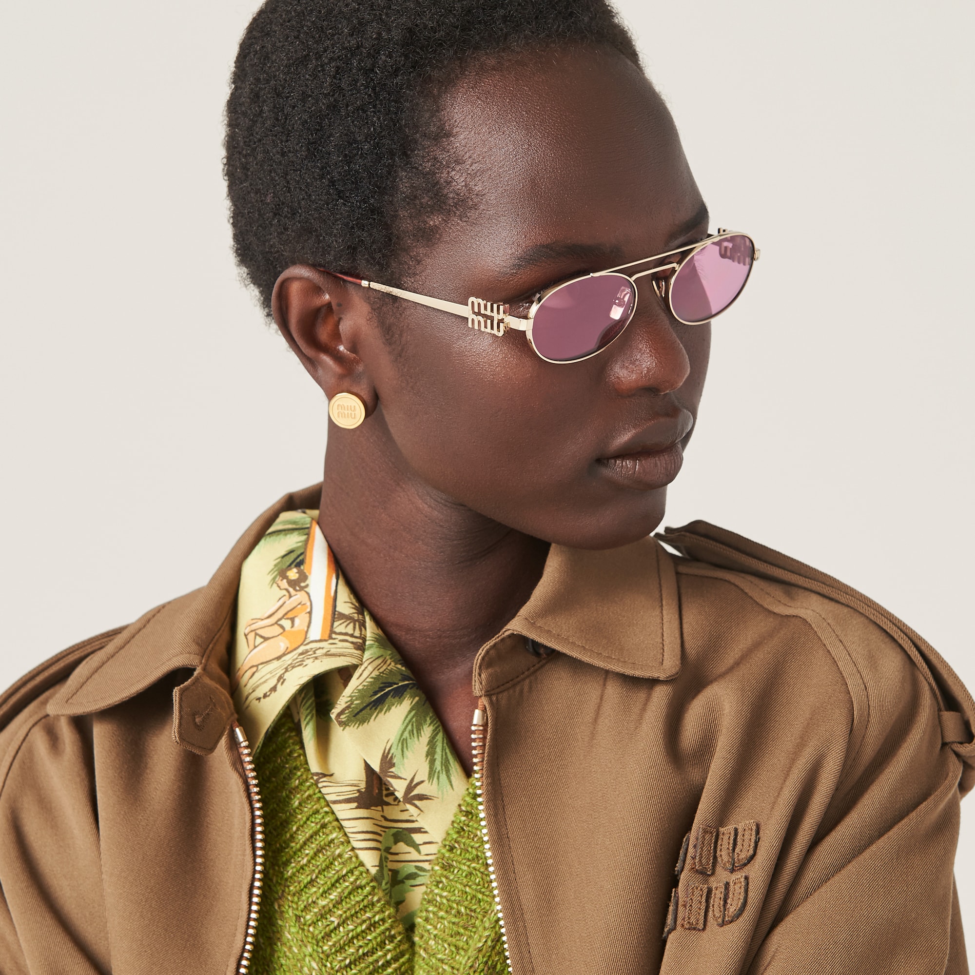 Miu Miu Logo sunglasses - Image 2